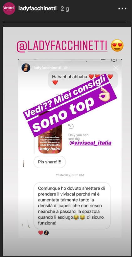 Storia IG Lady Facchinetti